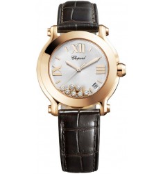 Chopard Happy Sport Round Quartz 36mm Ladies Watch Replica 277471-5013