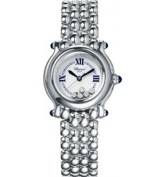 Chopard Happy Sport Classic Round 5 Floating Diamonds Ladies Watch Replica 278250-3006