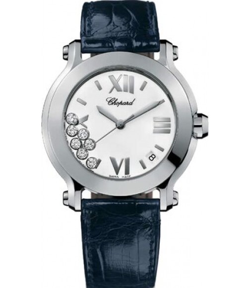 Chopard Happy Sport Round Quartz 36mm Ladies Watch Replica 278475-3001