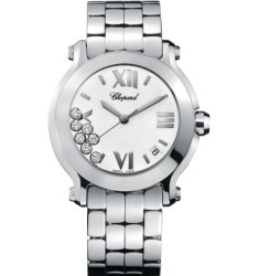 Chopard Happy Sport Round Quartz 36mm Ladies Watch Replica 278477-3001