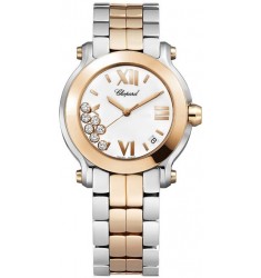 Chopard Happy Sport Round Quartz 36mm Ladies Watch Replica 278488-9001