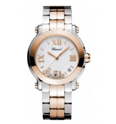 Chopard Happy Sport Diamond Ladies Watch Replica 278488-9002