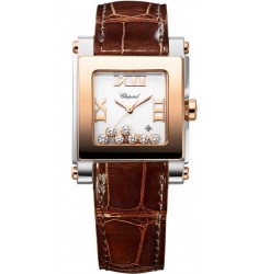 Chopard Happy Sport Square Quartz Medium Ladies Watch Replica 278497-9001