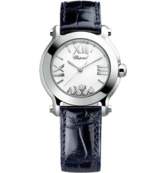 Chopard Happy Sport Round Quartz 30mm Ladies Watch Replica 278509-3001