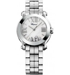 Chopard Happy Sport Round Quartz 30mm Ladies Watch Replica 278509-3006