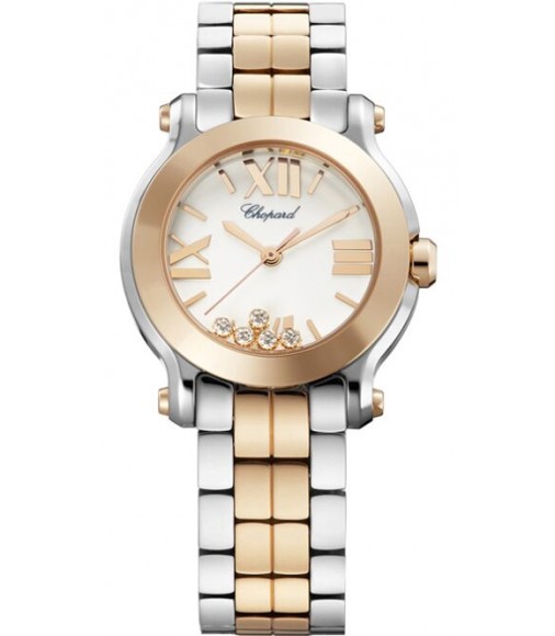 Chopard Happy Sport Round Quartz 30mm Ladies Watch Replica 278509-6003