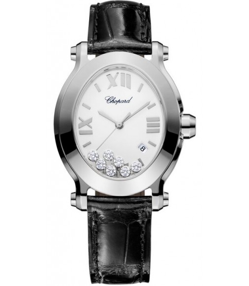 Chopard Happy Sport Oval Quartz Ladies Watch Replica 278546-3001