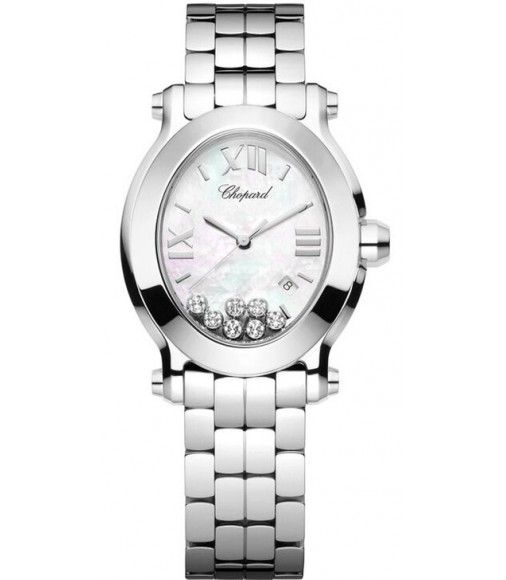 Chopard Happy Sport Oval Quartz Ladies Watch Replica 278546-3003