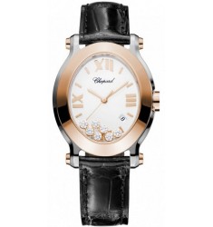 Chopard Happy Sport Oval Quartz Ladies Watch Replica 278546-6001