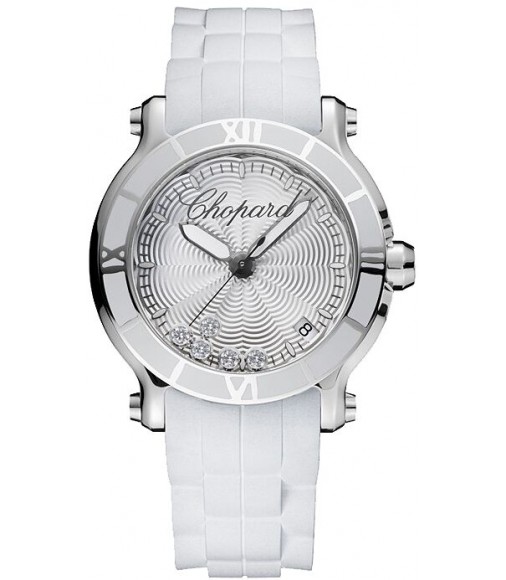 Chopard Happy Sport Round Quartz 36mm Ladies Watch Replica 278551-3001