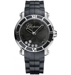 Chopard Happy Sport Round Quartz 36mm Ladies Watch Replica 278551-3002