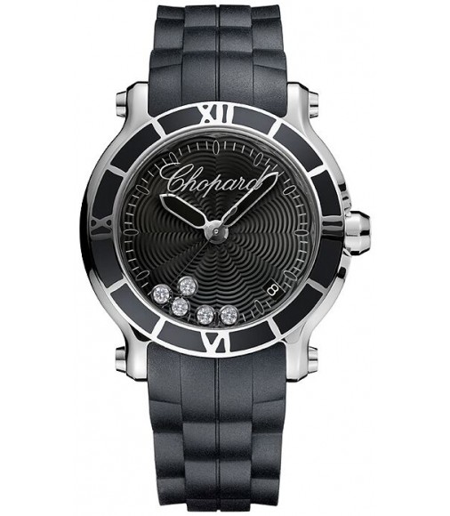 Chopard Happy Sport Round Quartz 36mm Ladies Watch Replica 278551-3002