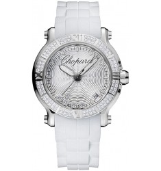 Chopard Happy Sport Round Quartz 36mm Ladies Watch Replica 278551-3003