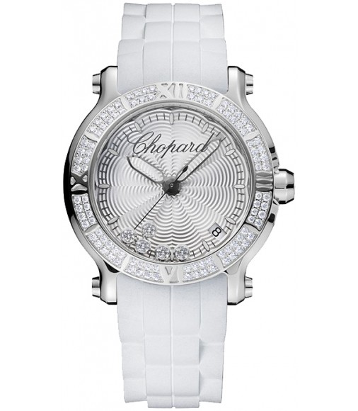 Chopard Happy Sport Round Quartz 36mm Ladies Watch Replica 278551-3003