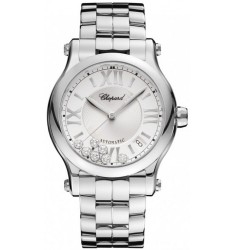 Chopard Happy Sport Medium Automatic 36mm Ladies Watch Replica 278559-3002