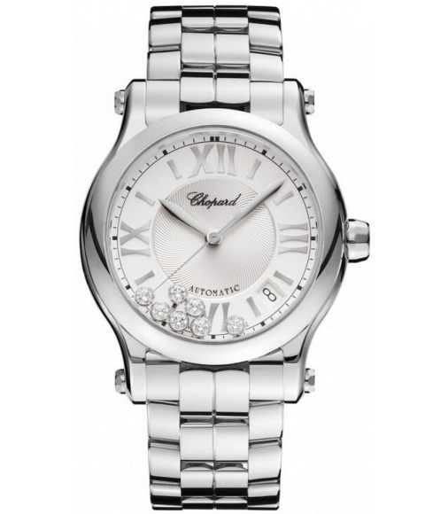 Chopard Happy Sport Medium Automatic 36mm Ladies Watch Replica 278559-3002