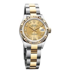 Rolex Datejust Ladies Silver Watch 279173 Steel and 18K Yellow Gold Jubilee Watch