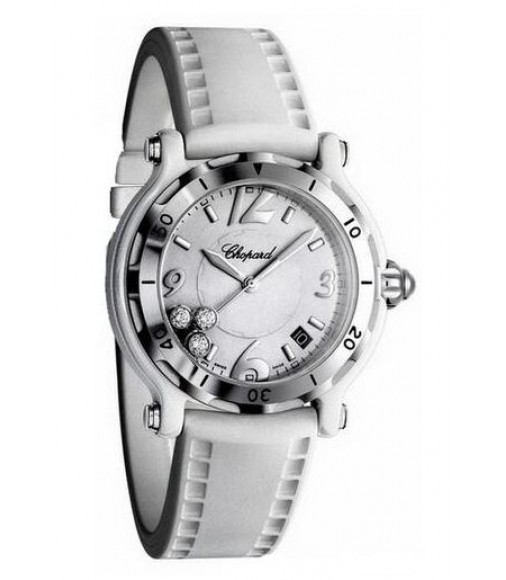 Chopard Happy Sport Round Ladies Watch Replica 288507-9011