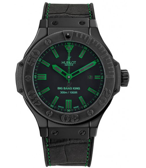 Hublot Big Bang King All Black Green 48mm replica watch 322.CI.1190.GR.ABG11 