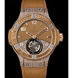 Hublot Big Bang Tutti Frutti Tourbillon Camel Pave replica watch 345.PA.5390.LR.0918 