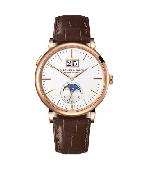 A. Lange & Sohne Saxonia Moon Phase 40mm Mens Watch 384.032