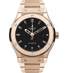 Hublot Classic Fusion Automatic Gold 42mm replica watch 542.OX.1180.OX 