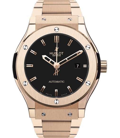 Hublot Classic Fusion Automatic Gold 42mm replica watch 542.OX.1180.OX 