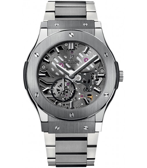 Hublot Classic Fusion Classico Ultra Thin Skeleton 42mm replica watch 545.NX.0170.NX 