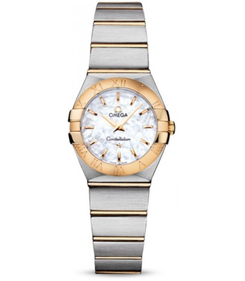Omega Constellation Brushed Quarz Mini Watch Replica 123.20.24.60.05.002