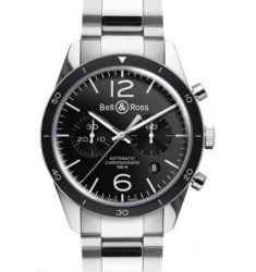 Replica Bell&Ross BR 126 Black Bezel BRV126-BL-BE-SST