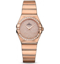 Omega Constellation Luxury Edition Quarz Small Watch Replica 123.55.27.60.99.004