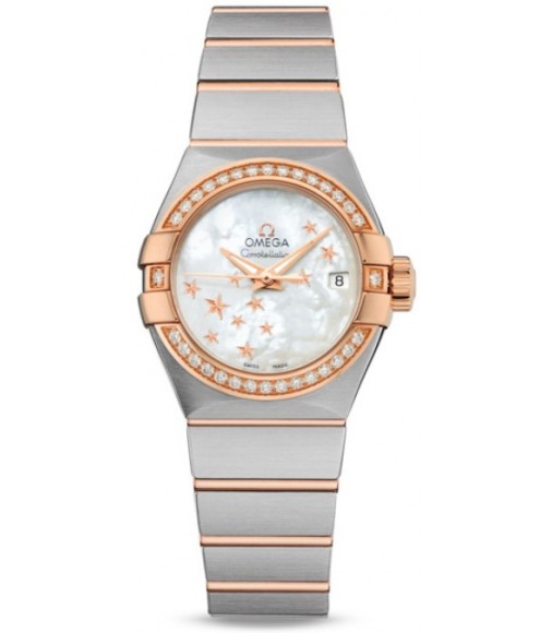 Omega Constellation Brushed Chronometer Watch Replica 123.25.27.20.05.002