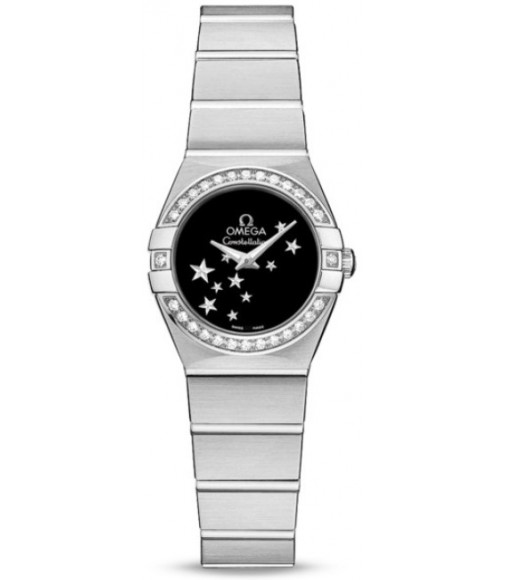 Omega Constellation Brushed Quarz Mini Watch Replica 123.15.24.60.01.001
