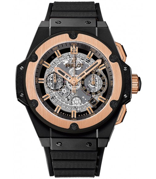 Hublot King Power Unico Ceramic King Gold Mens replica watch 701.CO.0180.RX 