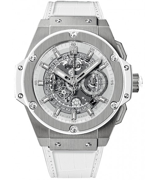 Hublot King Power 48mm Unico Titanium White Mens replica watch 701.NE.0127.GR 