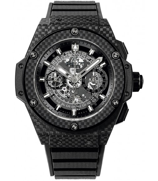 Hublot King Power Unico All Carbon 48mm replica watch 701.QX.0140.RX 