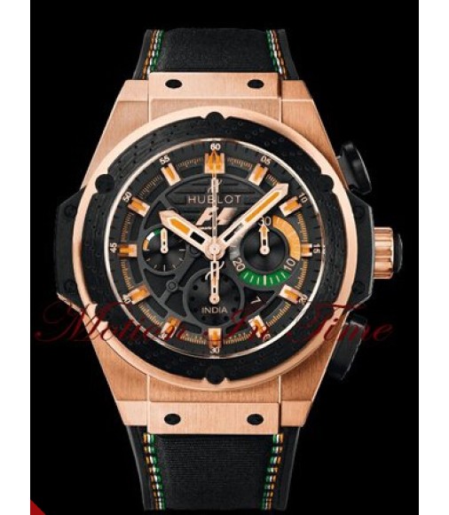 Hublot Big Bang King Power F1 India Rose Gold replica watch 703.OM.1138.NR.FMI11 