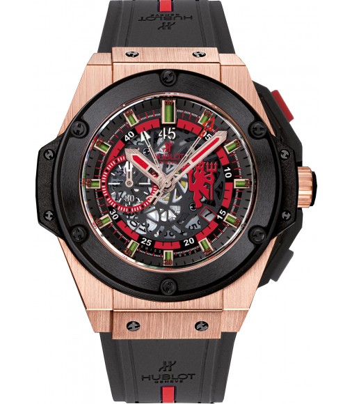 Hublot King Power Red Devil Manchester United Rose Gold replica watch 716.OM.1129.RX.MAN11 