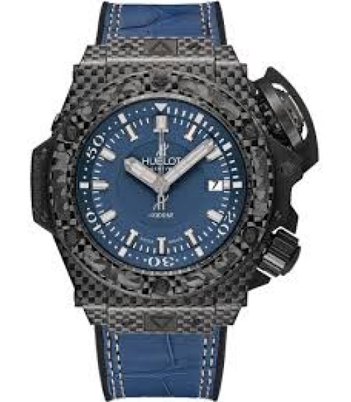 Hublot King Power Oceanographic 4000 All Black Blue replica watch 731.QX.5190.GR 