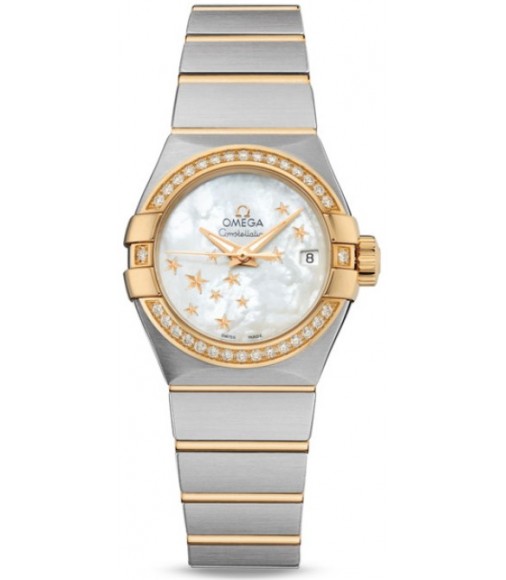 Omega Constellation Brushed Chronometer Watch Replica 123.25.27.20.05.001