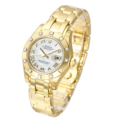 Rolex Lady-Datejust Pearlmaster Watch Replica 80318-3