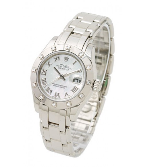 Rolex Lady-Datejust Pearlmaster Watch Replica 80319-2