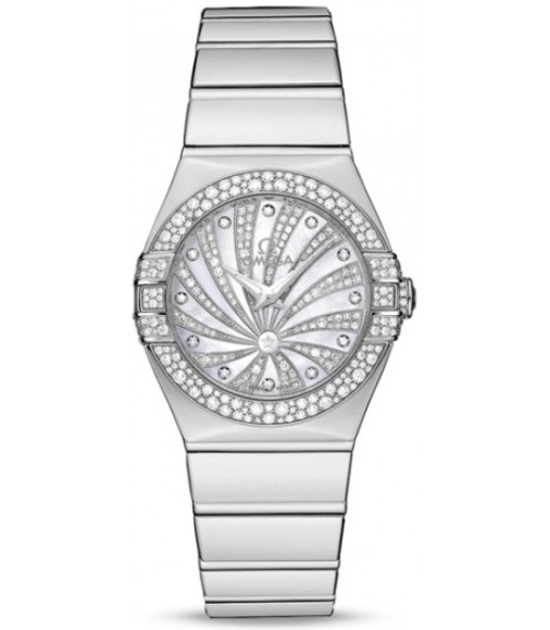 Omega Constellation Luxury Edition Quarz Small Watch Replica 123.55.27.60.55.014
