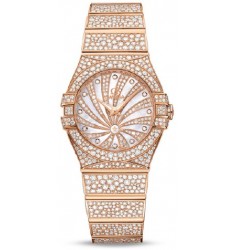 Omega Constellation Luxury Edition Quarz Small Watch Replica 123.55.27.60.55.009