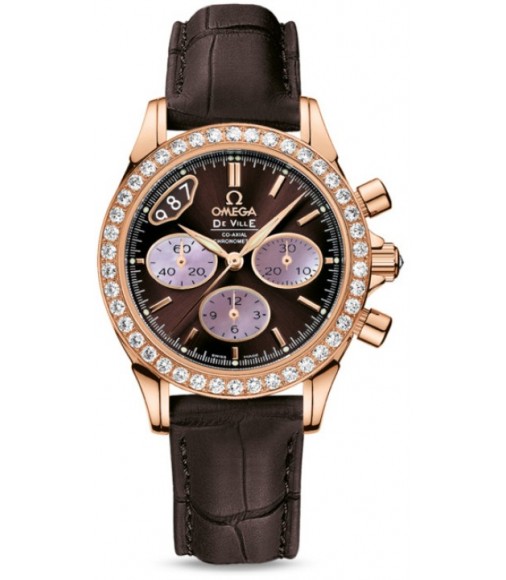 Omega De Ville Co-Axial Chronograph Watch Replica 422.58.35.50.13.001