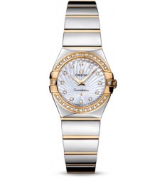 Omega Constellation Polished Quarz Mini Watch Replica 123.25.24.60.55.008