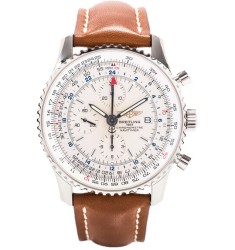 Breitling Navitimer World Silver Dial Mens Watch Replica A2432212/G571/439X