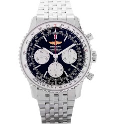 Breitling Navitimer 01 Black Dial Mens Watch Replica AB012012/BB01/447A