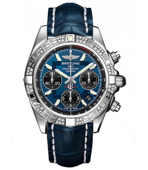 Breitling Chronomat 41 Automatic Chronograph Watch Replica AB0140AA/C830-BLUCD