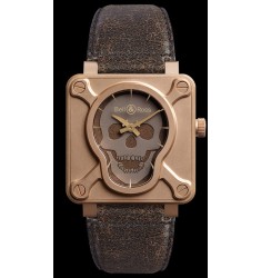 Replica Bell & Ross BR 01 SKULL BRONZE